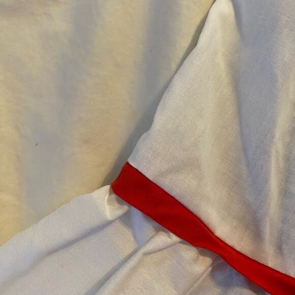 Vintage Winnie The Pooh Dress 2T Black White Gingham Pinafore USA Made Lace - Picture 9 of 16